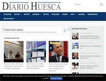 Tablet Screenshot of diariohuesca.com